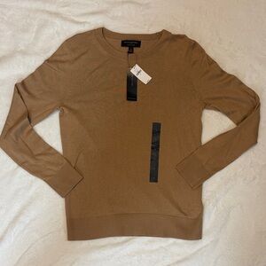 Banana Republic Tan Crewneck Sweater
